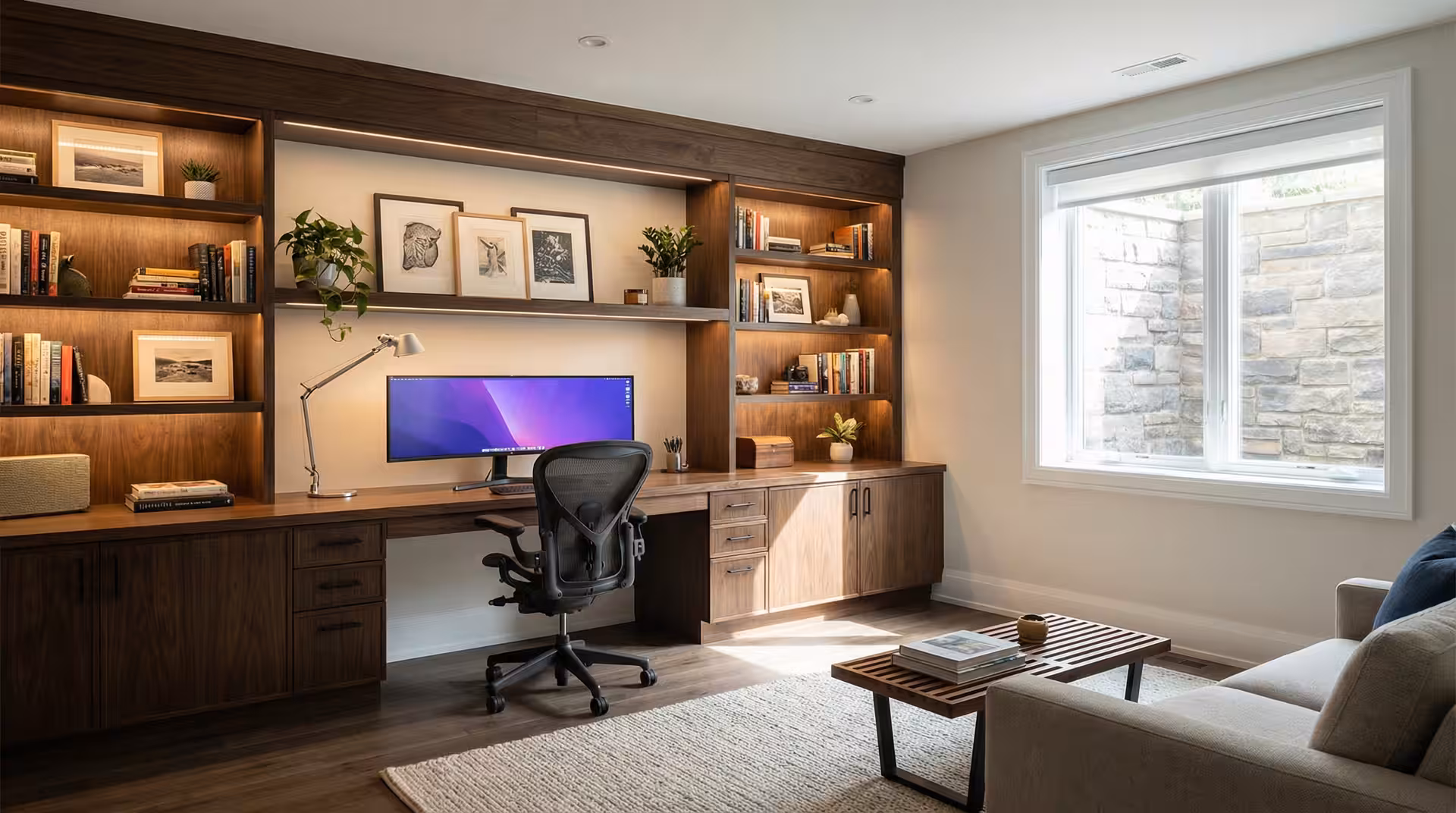 Basement Home Offices