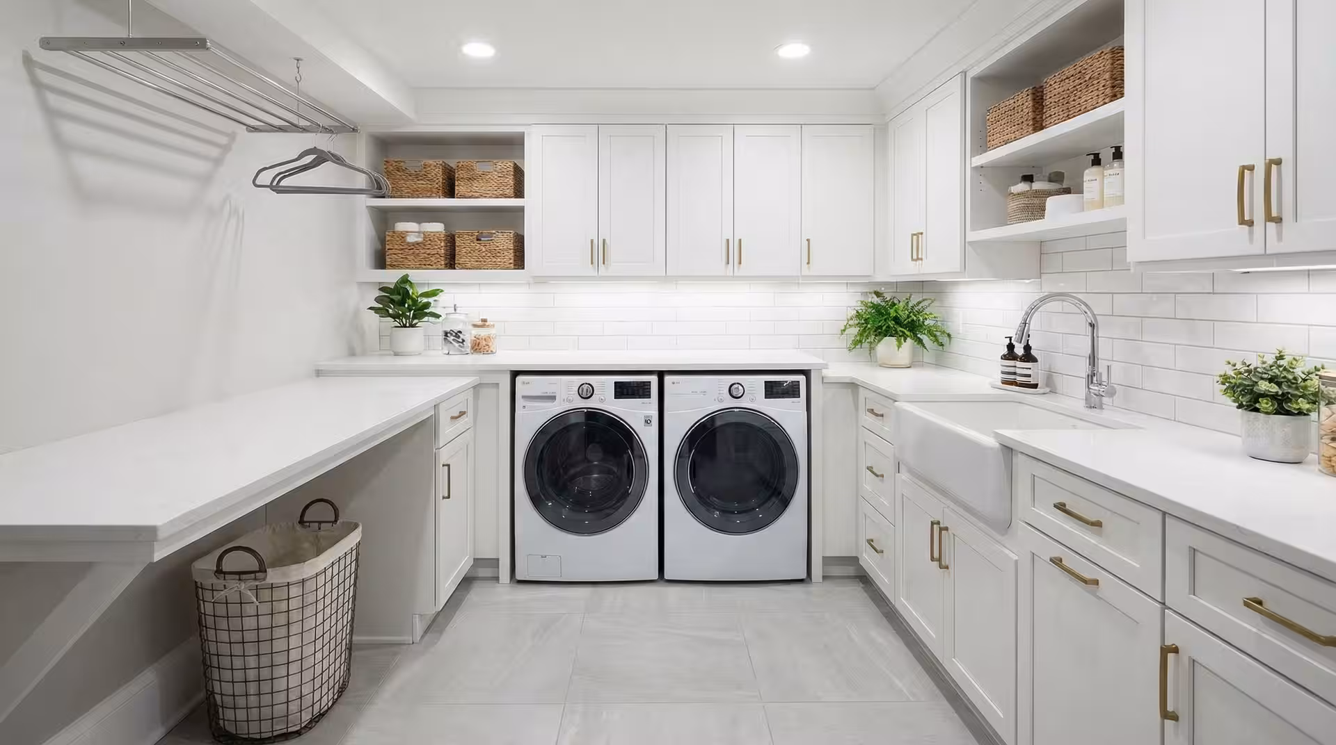 Basement Laundry Rooms