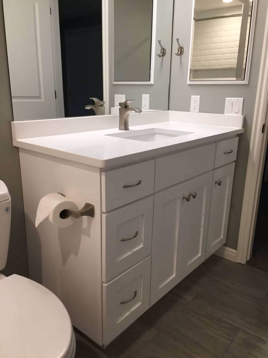 Basement finishing project in Utah