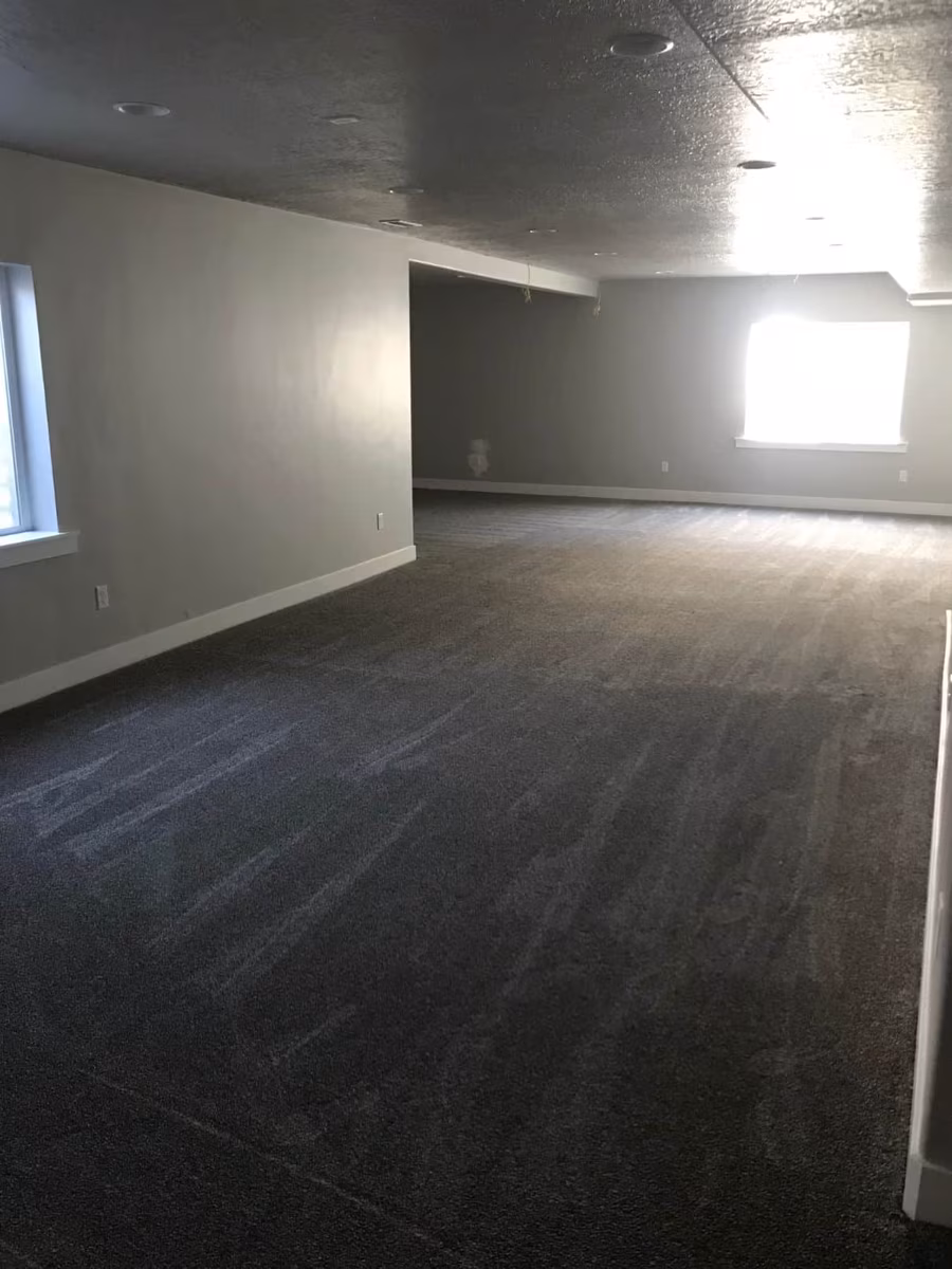 Basement finishing project in Utah