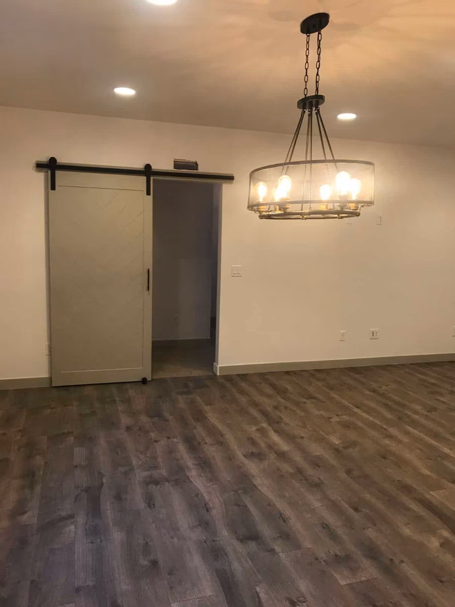 Basement finishing project in Utah