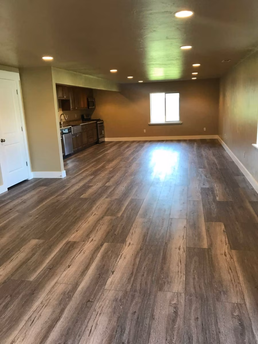 Basement finishing project in Utah