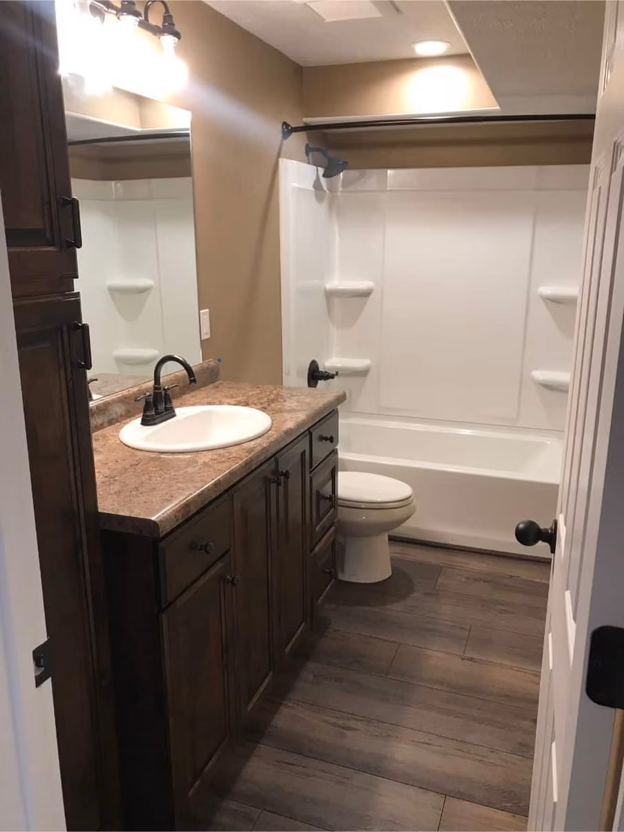 Basement finishing project in Utah