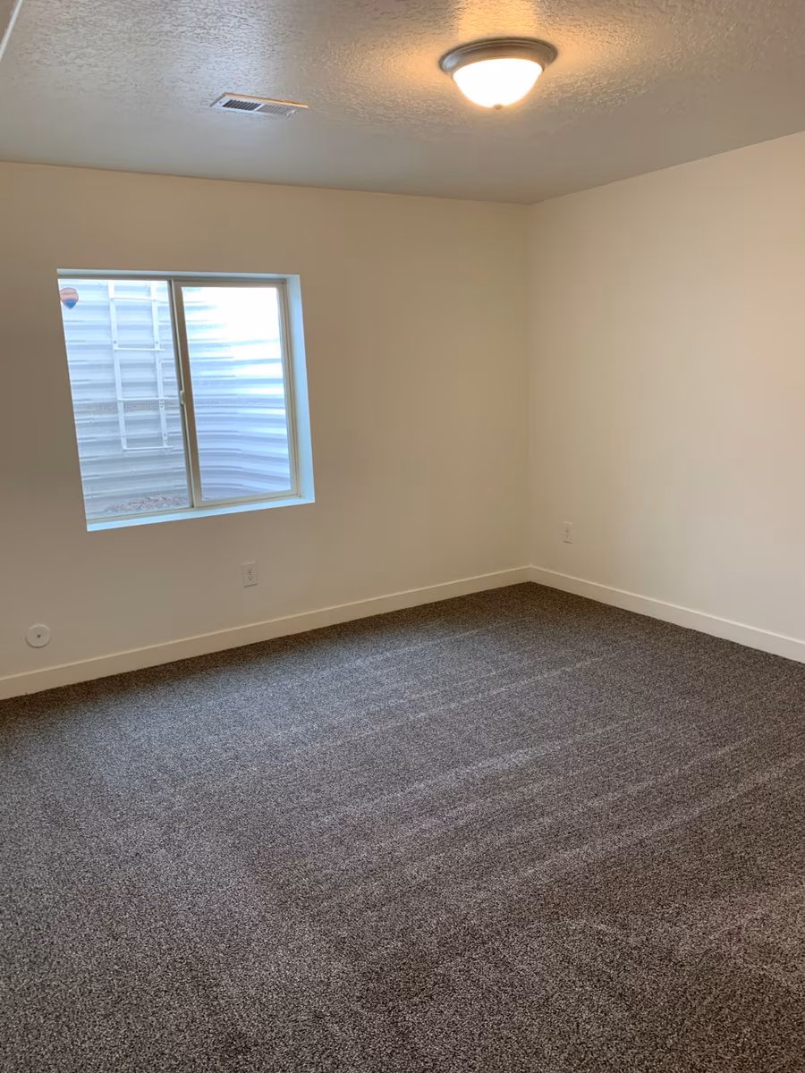 Basement finishing project in Utah