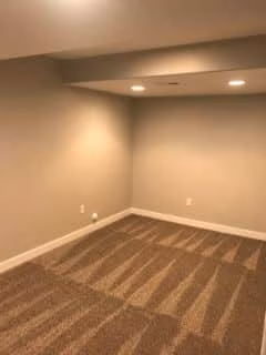Basement finishing project in Utah