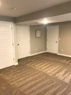Basement finishing project in Utah
