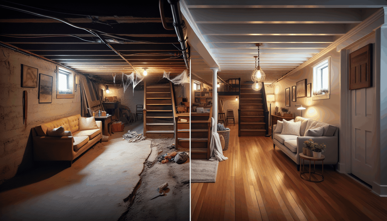 You are currently viewing Basement Remodeling Before and After Ideas You’ll Love