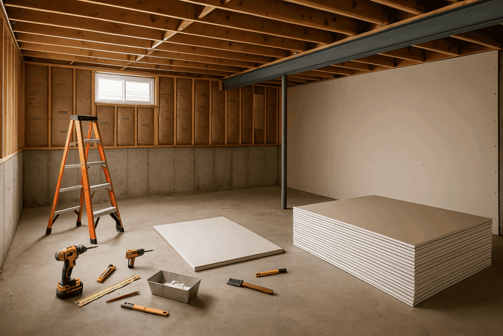 Read more about the article DIY Basement Finishing Without Breaking the Bank